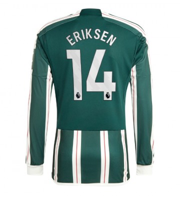 Manchester United Christian Eriksen #14 Replica Away Stadium Shirt 2023-24 Long Sleeve